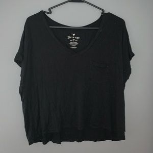 Soft Black Loose top